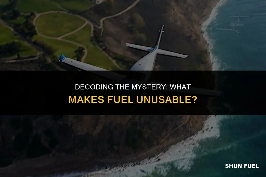 what is unusable fuel
