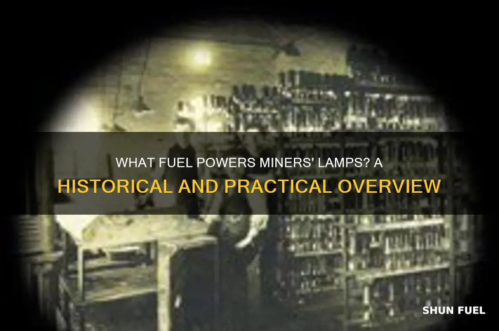 what is used as fuel in miners lamp