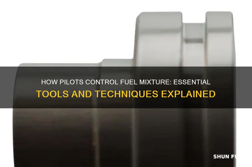 what is used by pilots to control fuel mixture