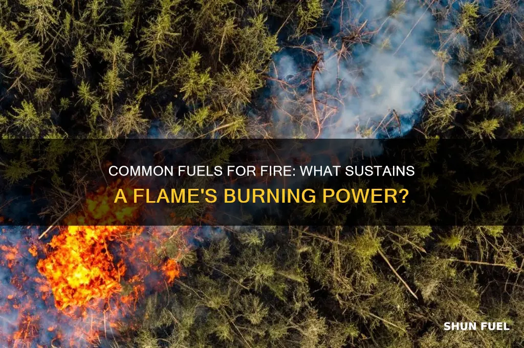 what is usually used to fuel a flame