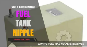 The Right Vent Size for Moeller Fuel Tank Nipples