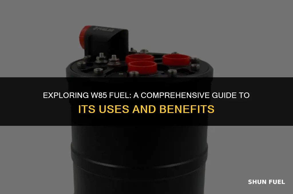 what is w85 fuel