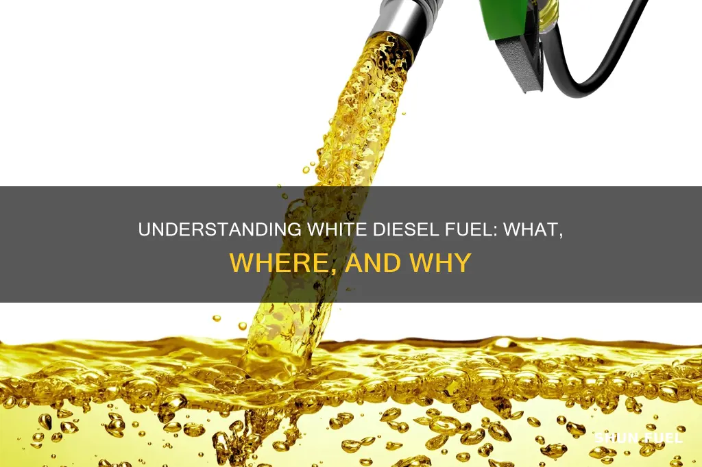 what is white diesel fuel
