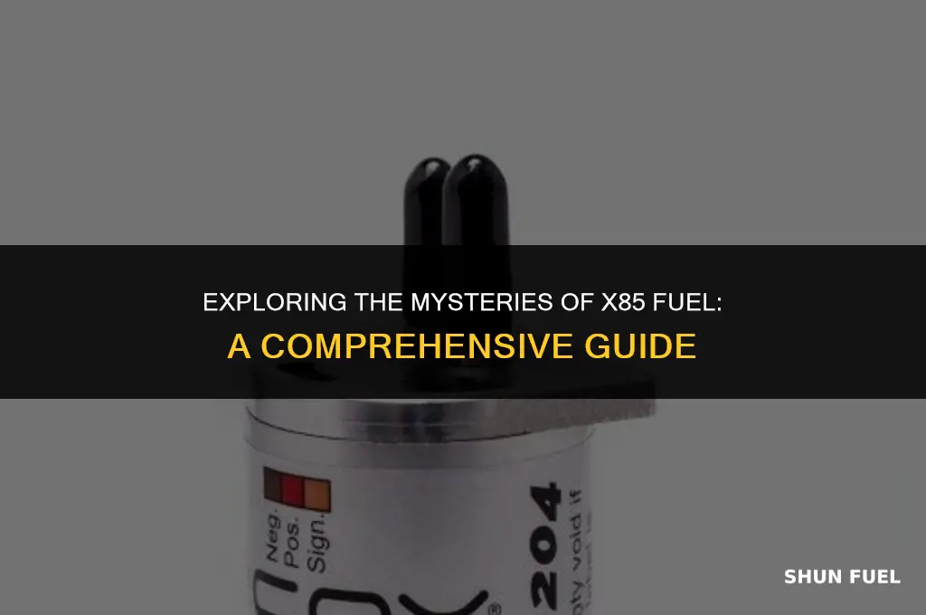 what is x85 fuel