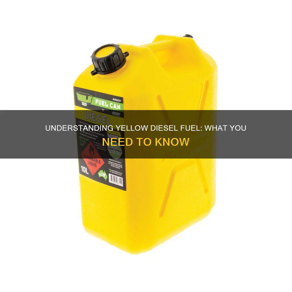what is yellow diesel fuel