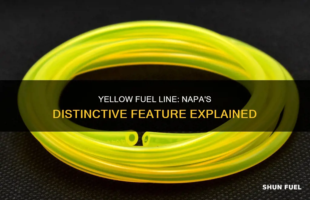 what is yellow fuel line at napa