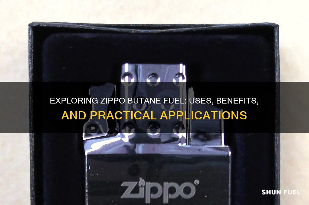 what is zippo butane fuel used for