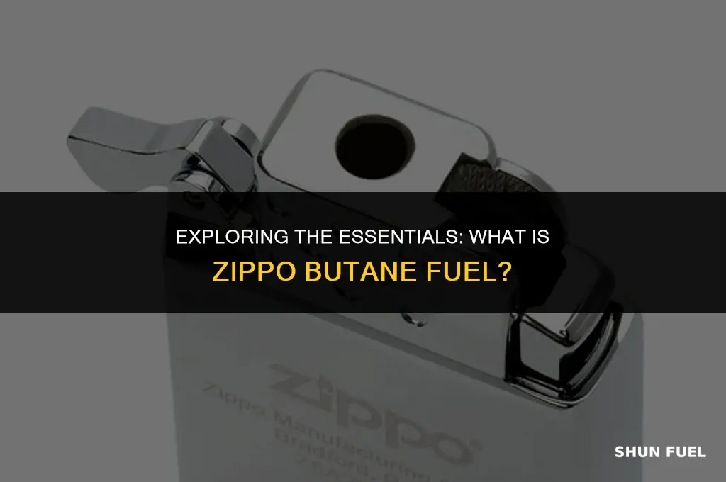 what is zippo butane fuel