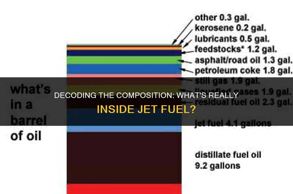 what jet fuel made of