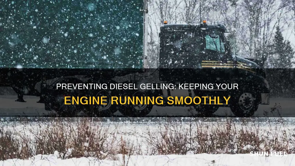 what keeps diesel fuel from gelling