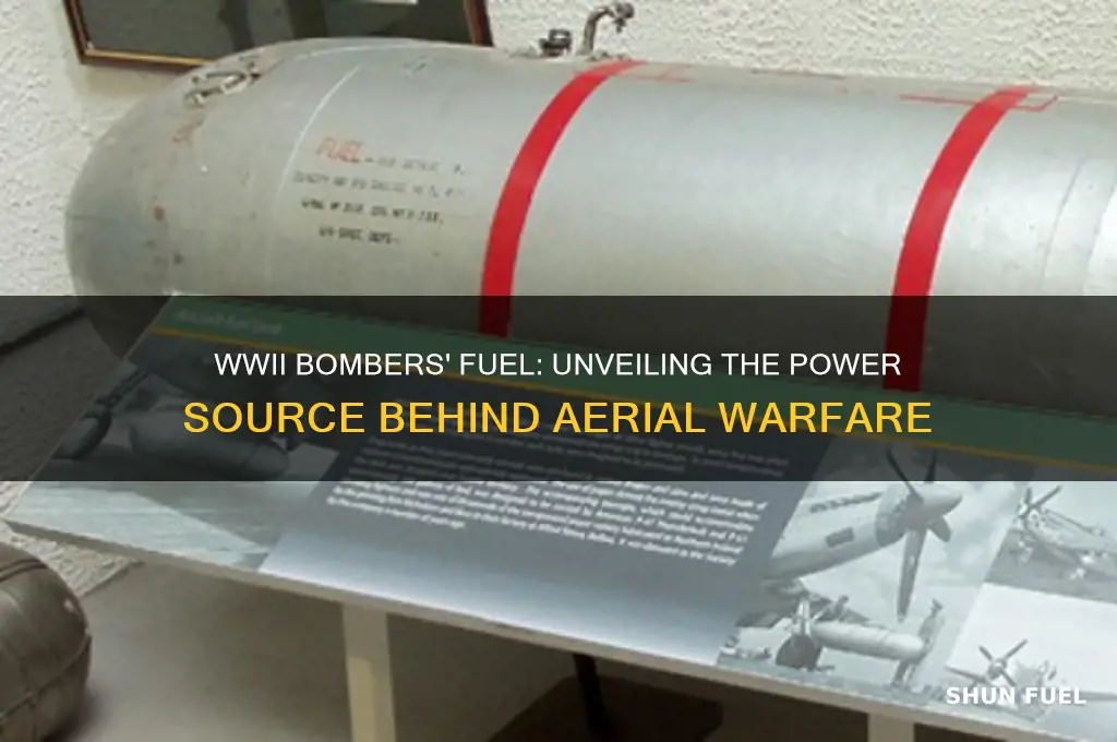 what kid of fuel did wwii bombers use