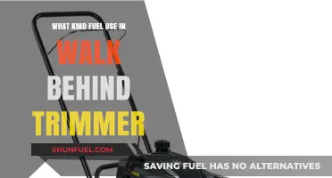 Best Fuel Types for Walk-Behind Trimmers: A Comprehensive Guide