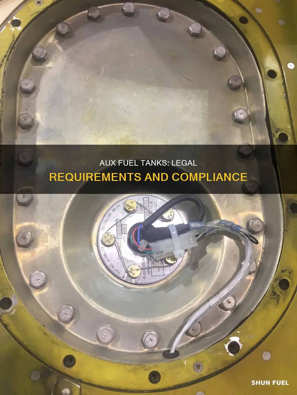 what kind of aux fuel tanks are legal