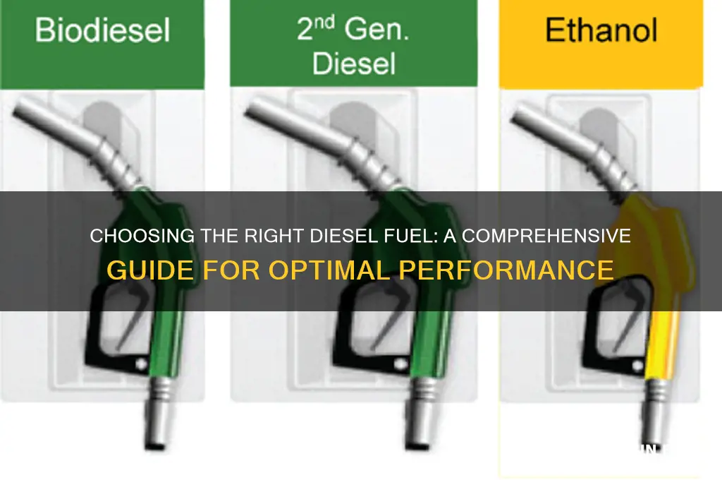 what kind of diesel fuel to use