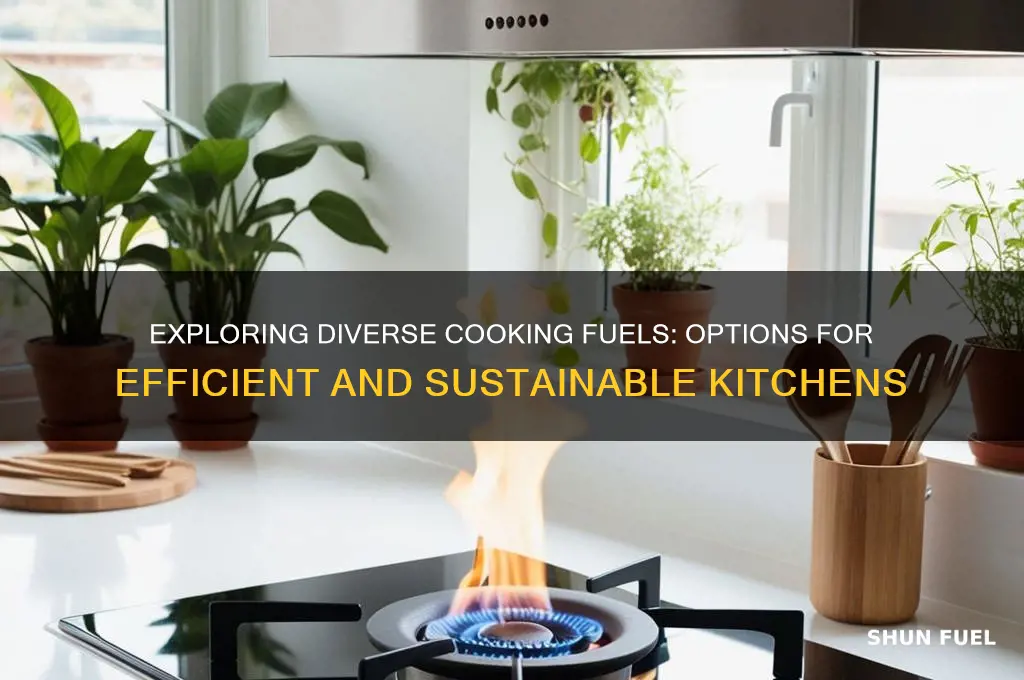 what kind of fuel can be used for cooking