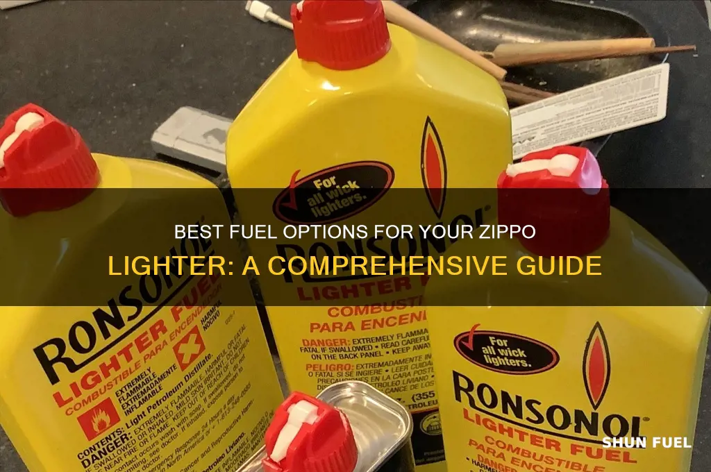 what kind of fuel can you use in a zippo