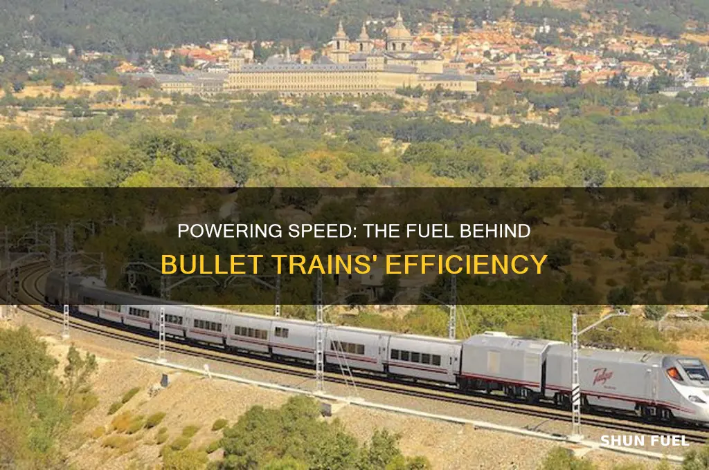 what kind of fuel do bullet trains use