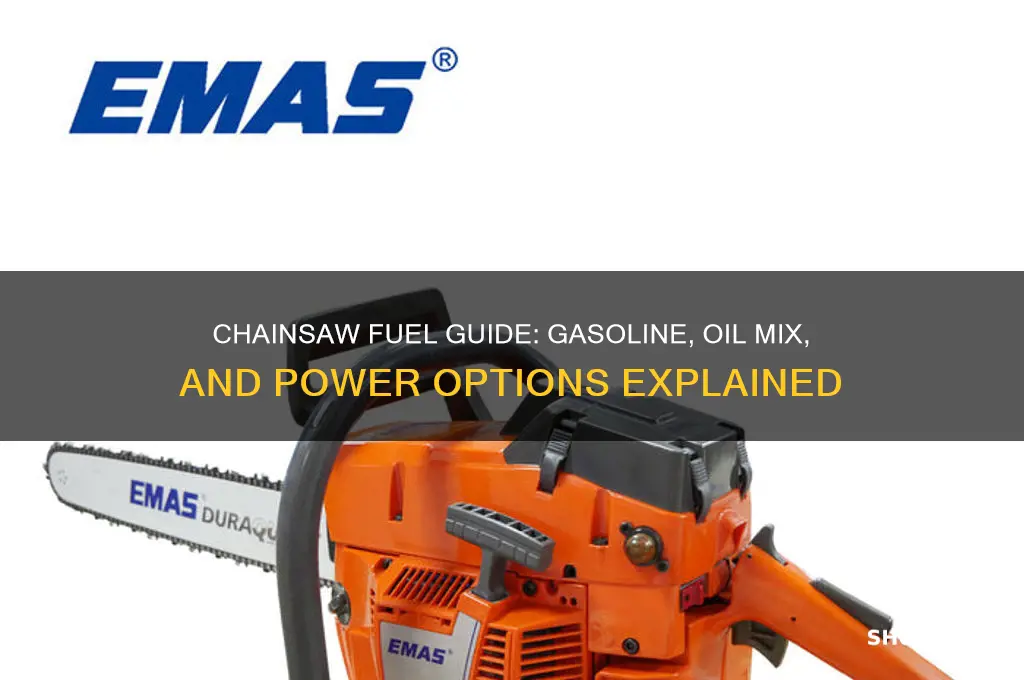 what kind of fuel do chainsaws use