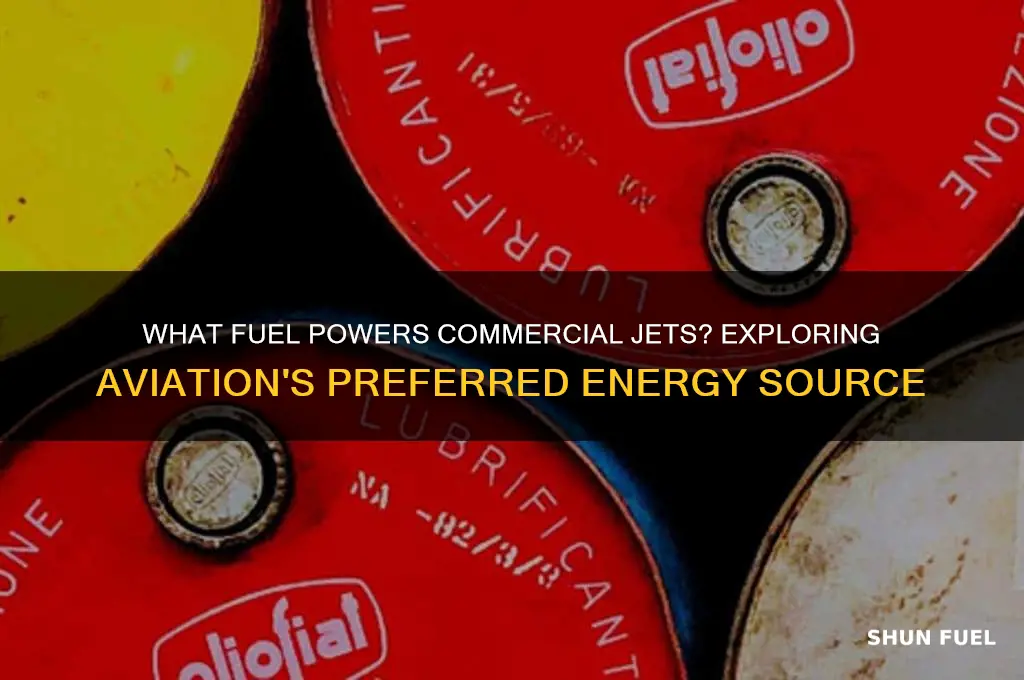 what kind of fuel do commercial jets use