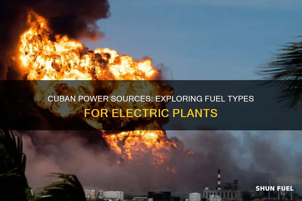 what kind of fuel do cuban electric plants use