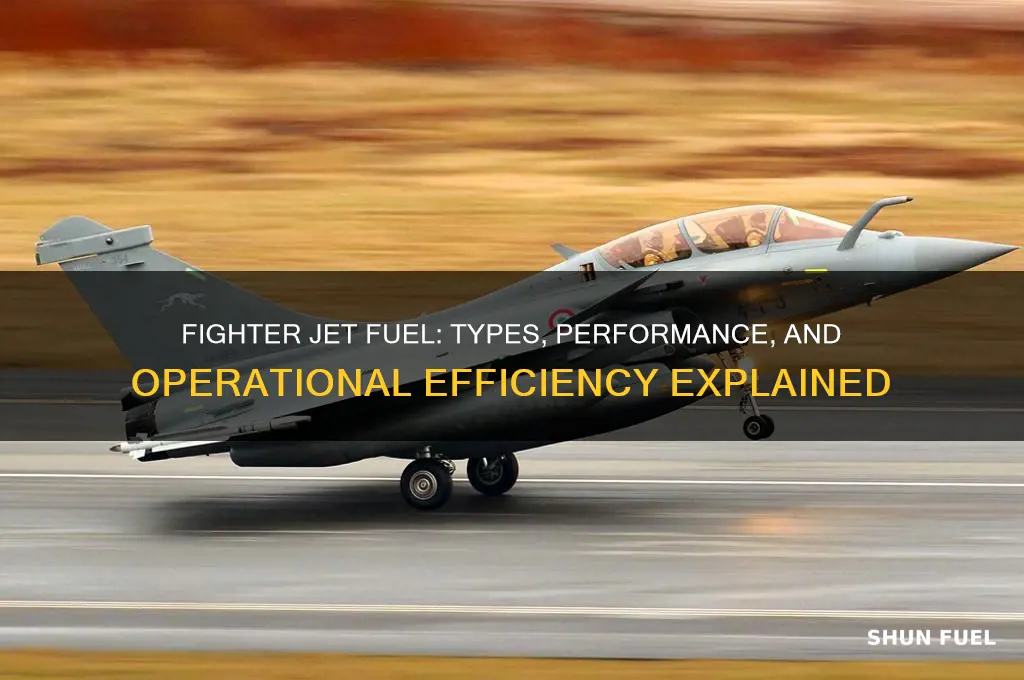 what kind of fuel do fighter jets use