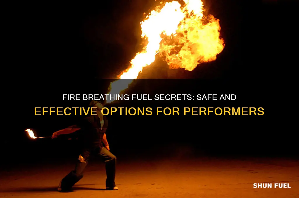 what kind of fuel do fire breathers use