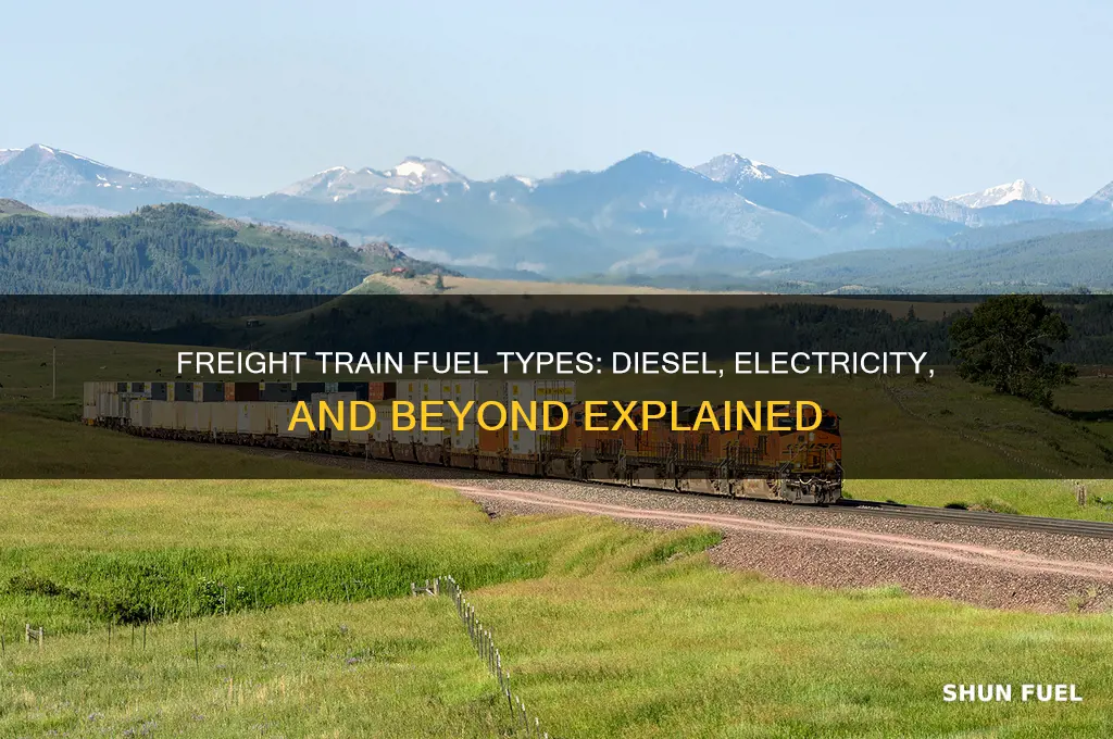 what kind of fuel do freight trains use