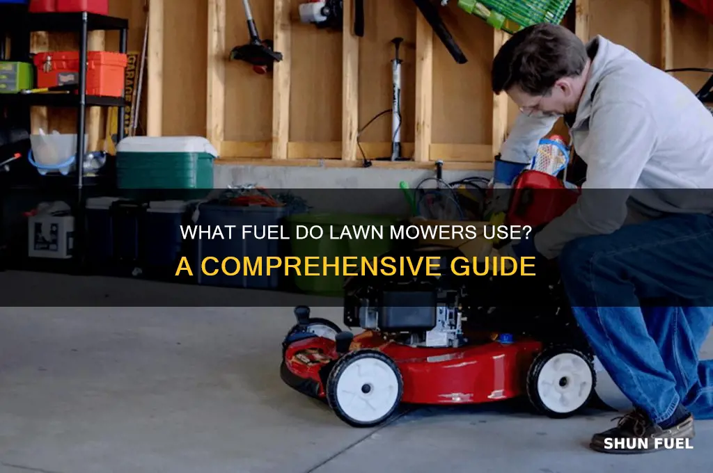 what kind of fuel do lawn mowers use