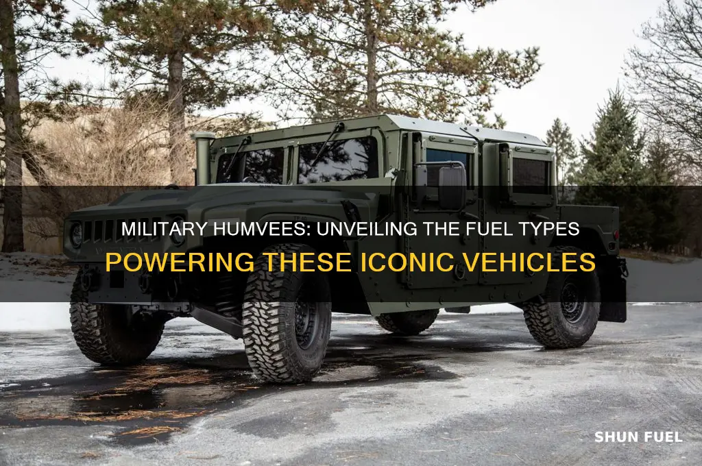 what kind of fuel do military humvees use