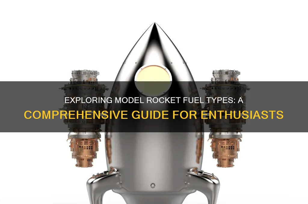 what kind of fuel do model rockets use