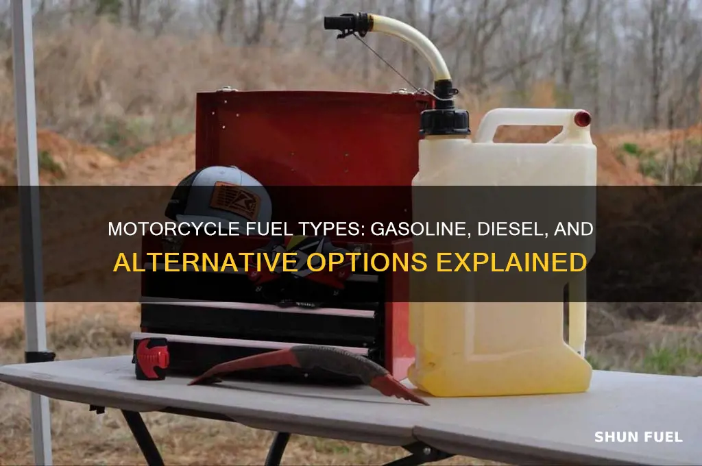 what kind of fuel do motorcycles use