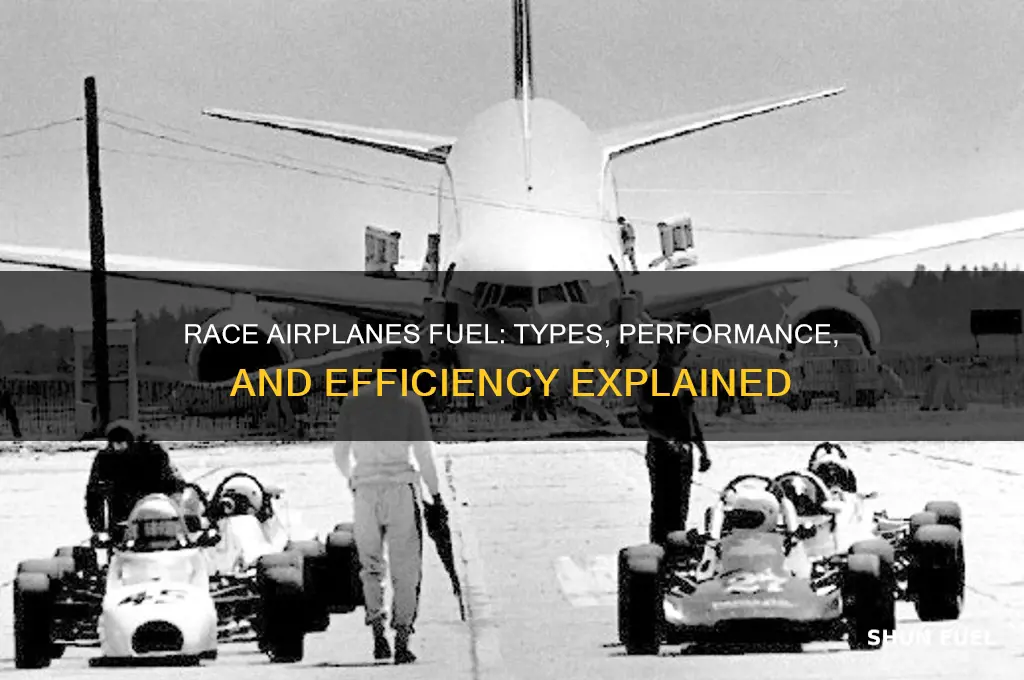 what kind of fuel do race ariplanes use