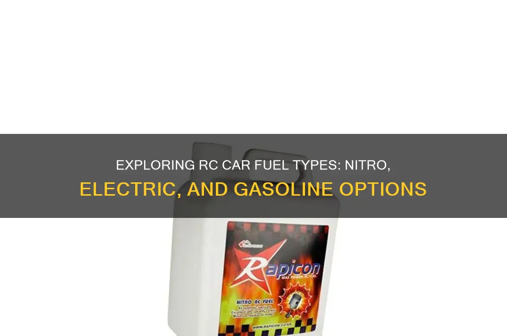 what kind of fuel do rc cars use