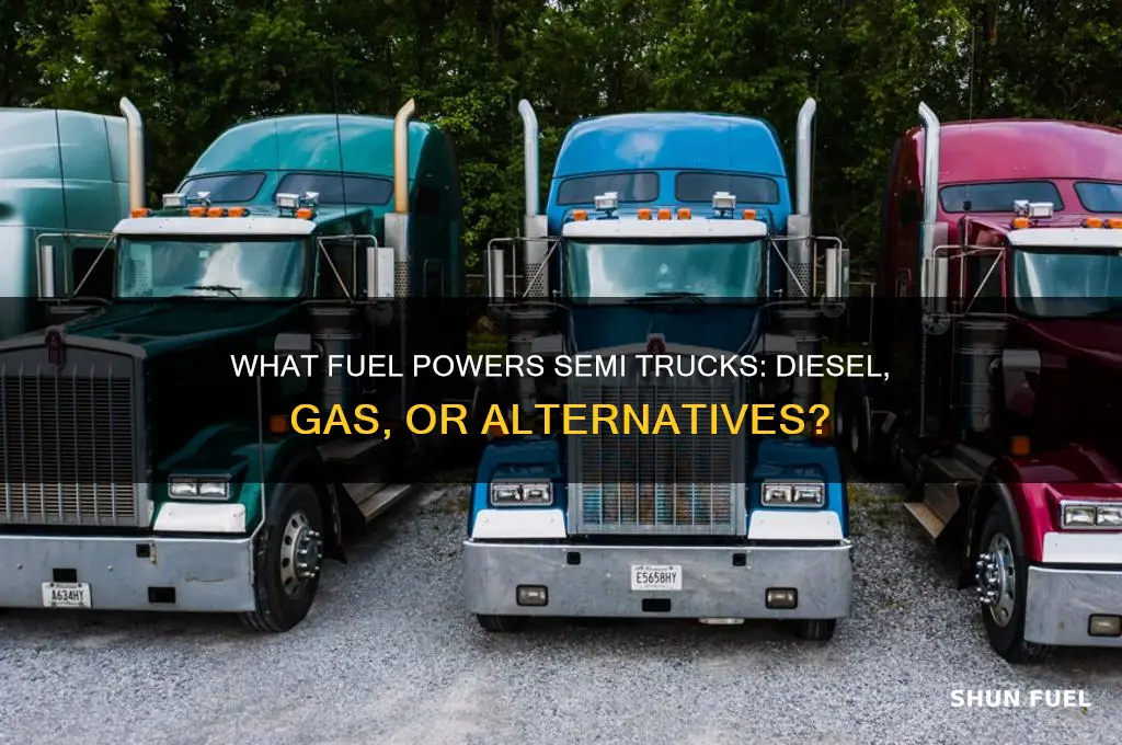 what kind of fuel do semi trucks use