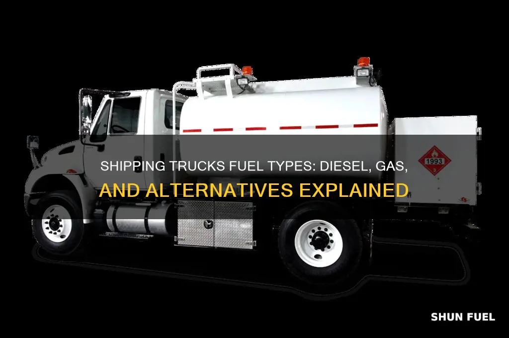 what kind of fuel do shipping trucks use