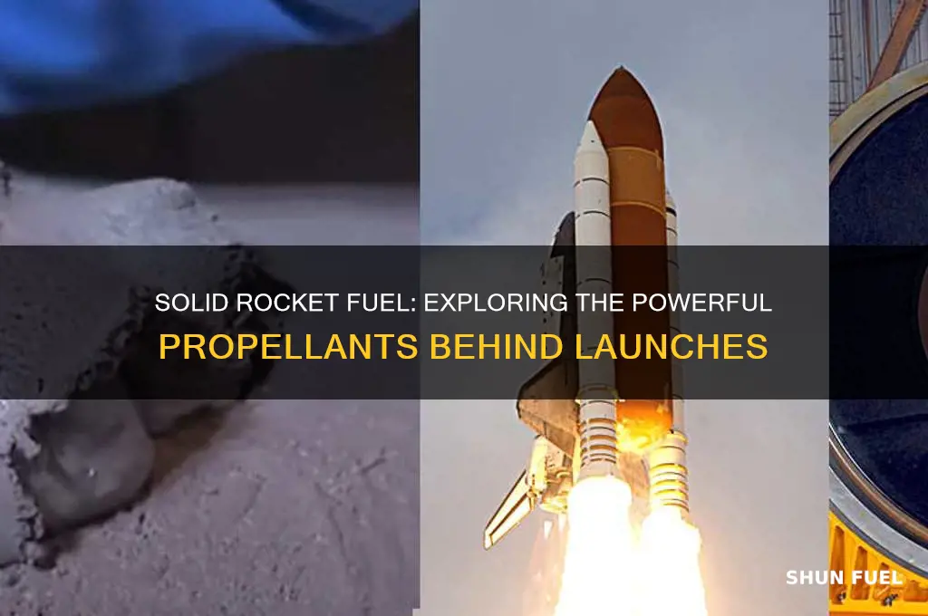 what kind of fuel do solid rockets use