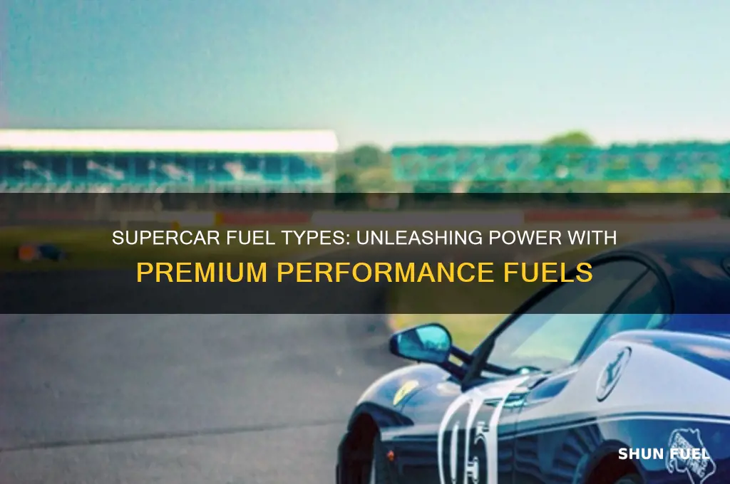 what kind of fuel do supercars use