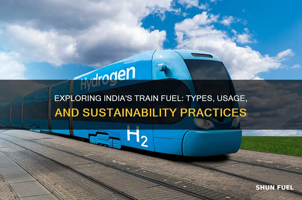 what kind of fuel do trains use in india