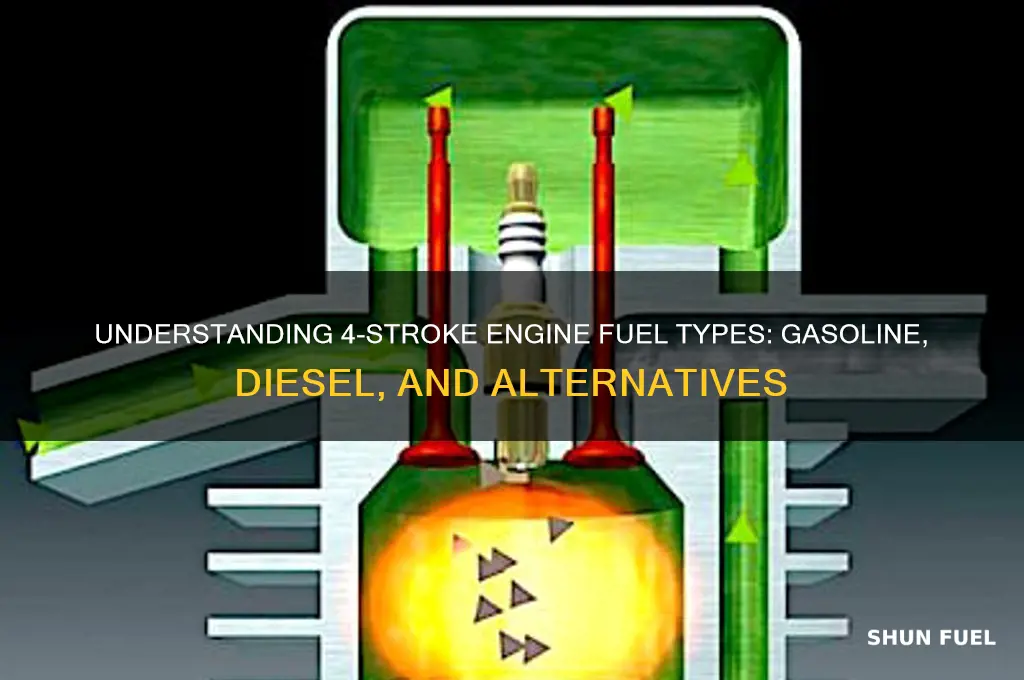 what kind of fuel does a 4 stroke engine use