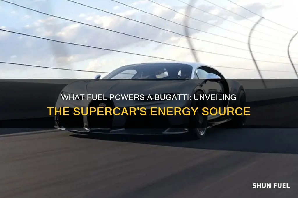 what kind of fuel does a bugatti use
