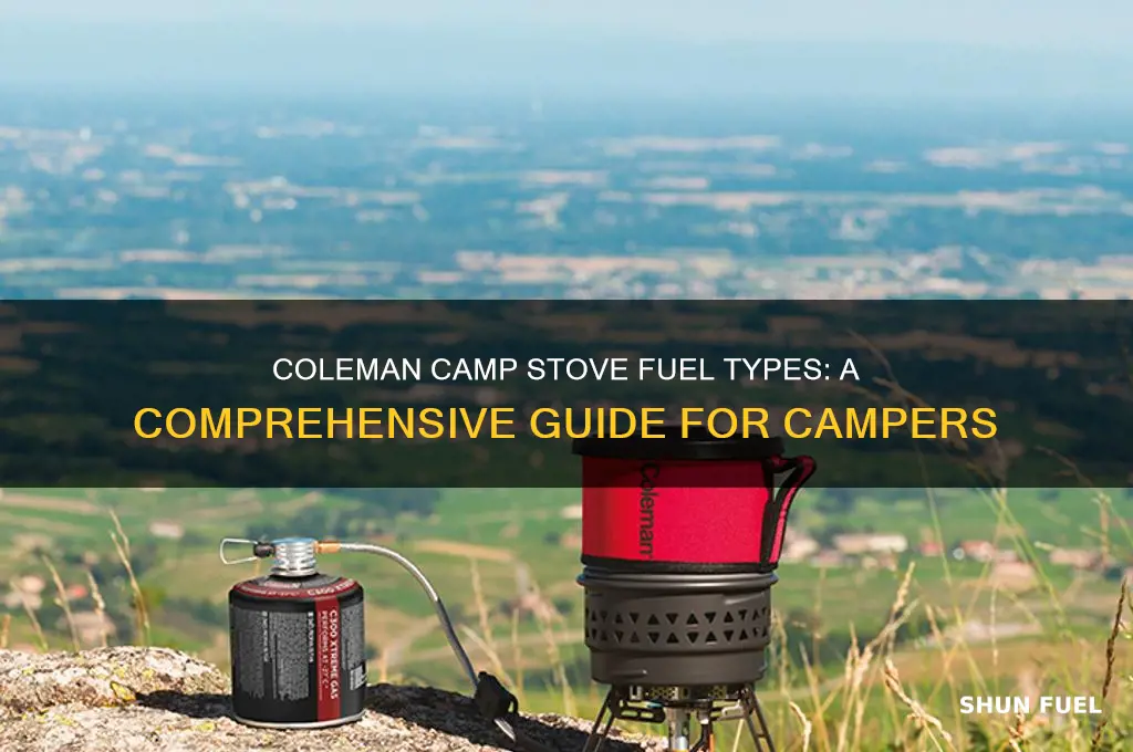 what kind of fuel does a coleman camp stove use
