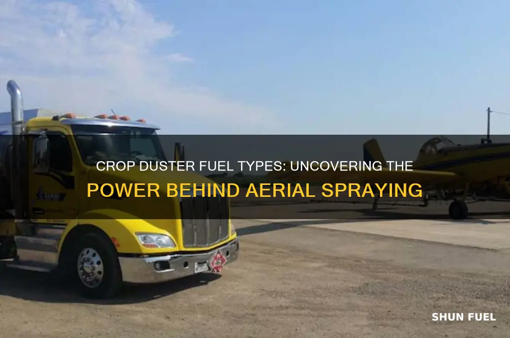 what kind of fuel does a crop duster use