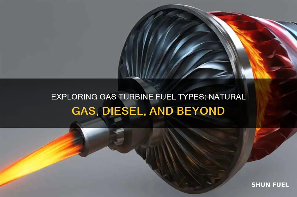 what kind of fuel does a gas turbine use