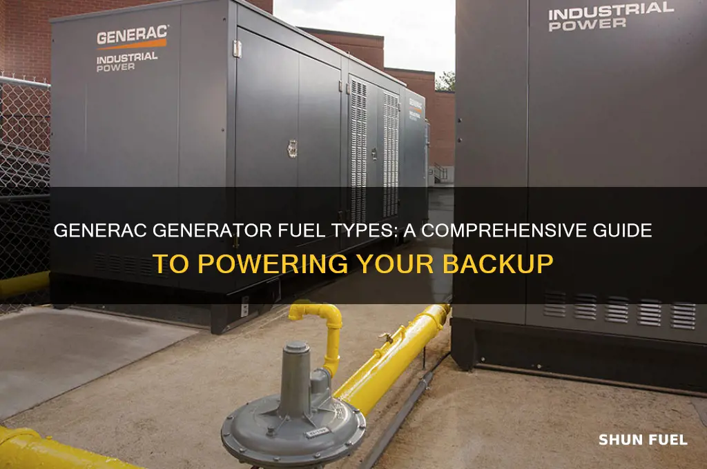 what kind of fuel does a generac generator use