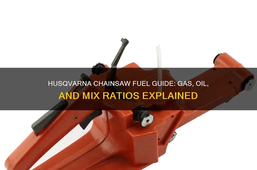 what kind of fuel does a husqvarna chainsaw use