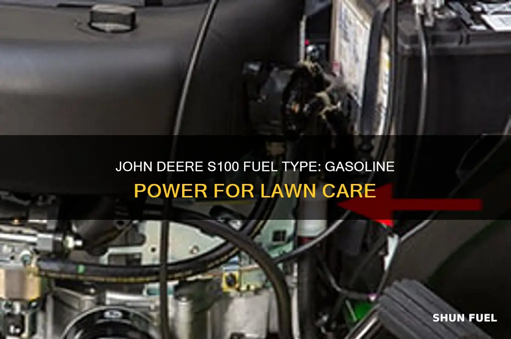 what kind of fuel does a john deere s100 use