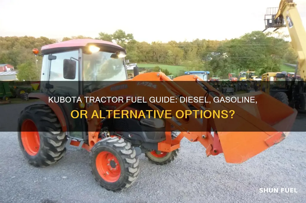 what kind of fuel does a kubota tractor use
