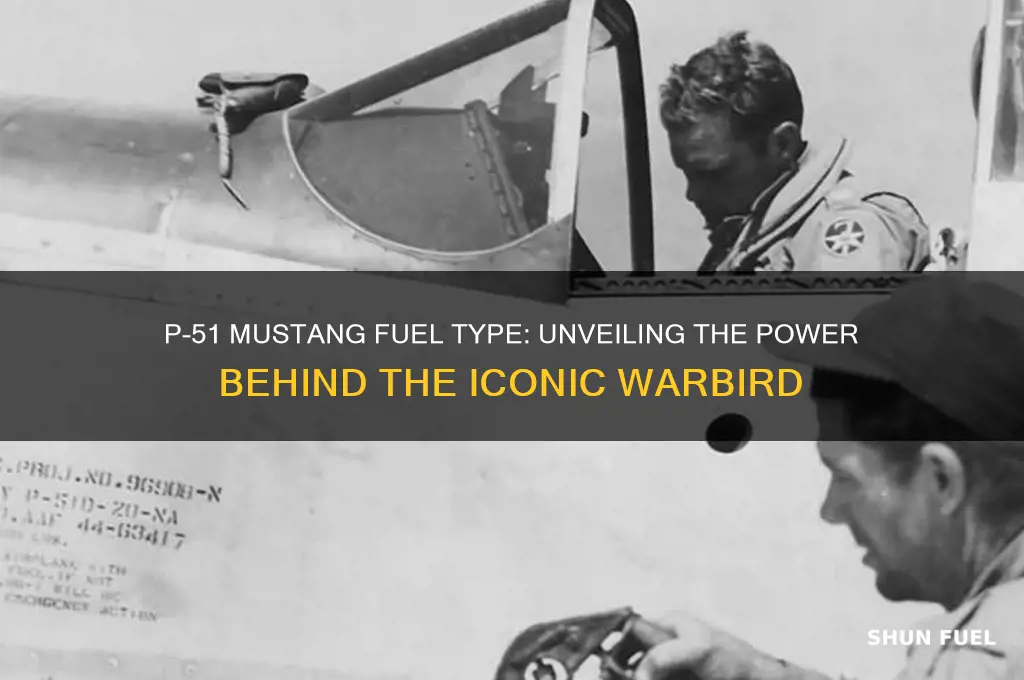 what kind of fuel does a p51 mustang use
