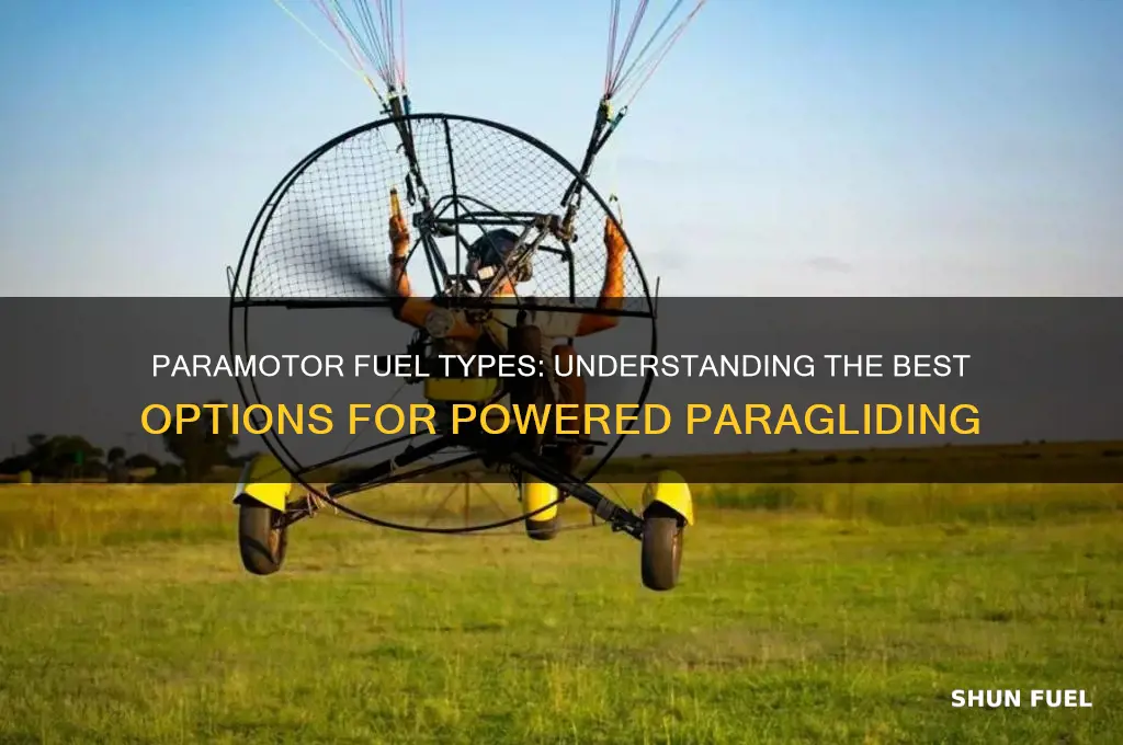 what kind of fuel does a paramotor use