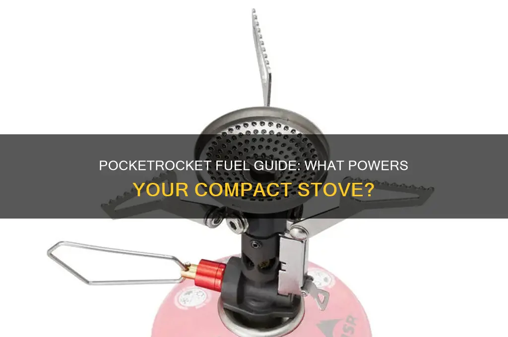 what kind of fuel does a pocketrocket use